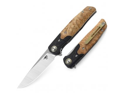 Zavírací nůž Bestech Knives Ascot Light Burl Wood