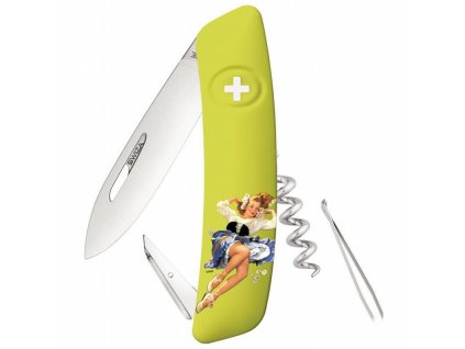 Swiza swiss knife D01 Pin-Up Spring 2018 Moss Limited Edition