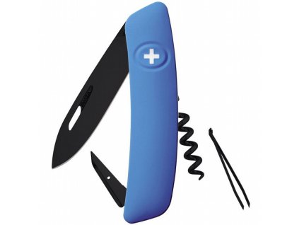 Swiza švýcarský nůž D01 Allblack Blue