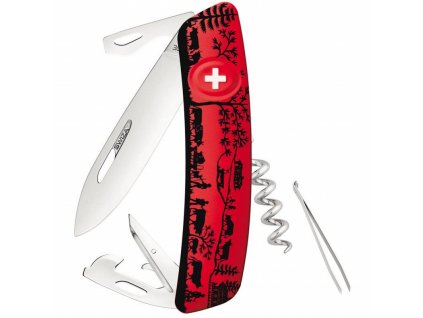 Swiza swiss folding knife D03 Heidiland Red