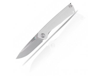 ACTA NON VERBA Z200 - LINER LOCK, PLAIN EDGE, G-10 WHITE