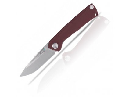 ACTA NON VERBA Z200 - LINER LOCK, PLAIN EDGE, G-10 RED