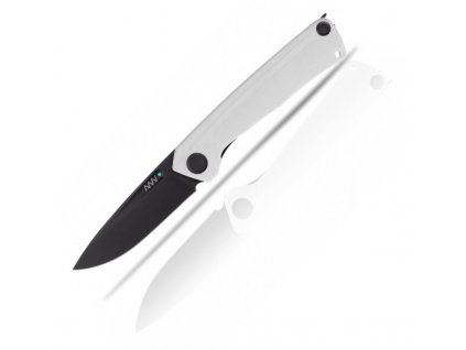 ACTA NON VERBA Z200 - DLC, LINER LOCK, PLAIN EDGE, G-10 WHITE