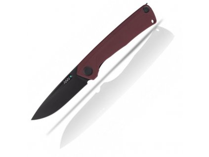 ACTA NON VERBA Z200 - DLC, LINER LOCK, PLAIN EDGE, G-10 RED