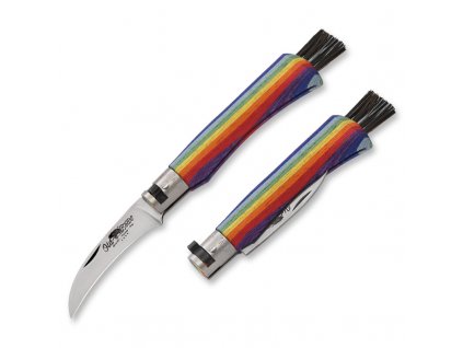 Old Bear mushroom knife Rainbow