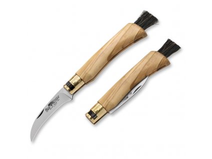 Old Bear mushroom knife olivové wood