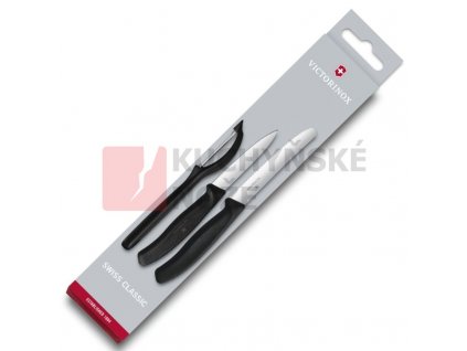 Victorinox 3 pack set knives with škrabkou