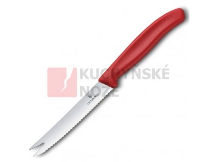 Victorinox nůž na sýr a uzeninu 11cm červený