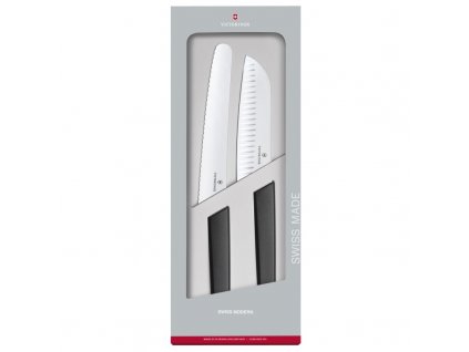 Victorinox Swiss Modern Set knives, black
