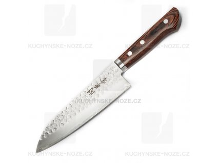 Kanetsune Hammered Santoku