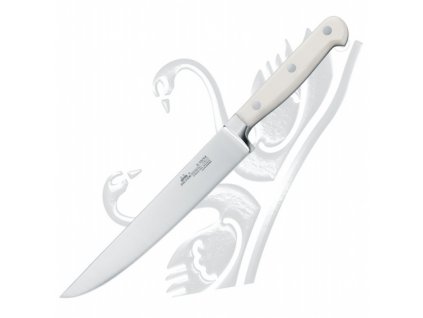 Due Cigni knife for maso Florence 19 cm White