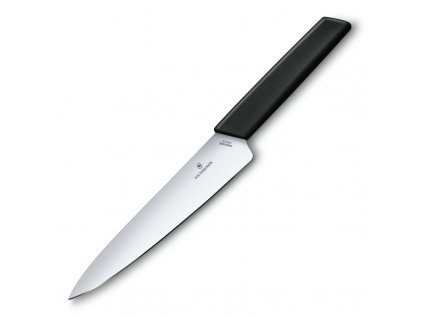 Victorinox kitchen knife Swiss Modern, 19 cm, black