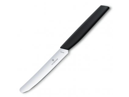 Victorinox příborový nůž Swiss Modern, 11 cm, černý
