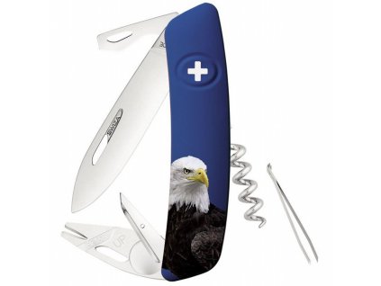 Swiza TT03 TICK TOOL WILDLIFE EAGLE DARK BLUE