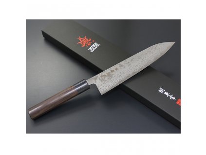 kanetsune gyutou zen bokashi damascus 210 mm KC 461