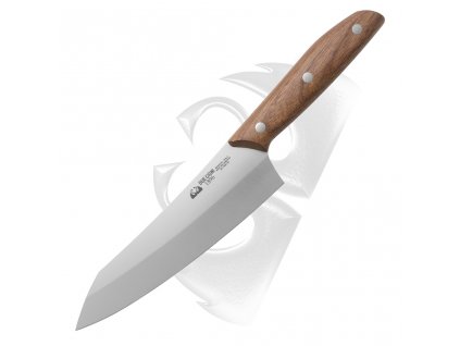 Due Cigni knife kengata series 1896 walnut 19cm