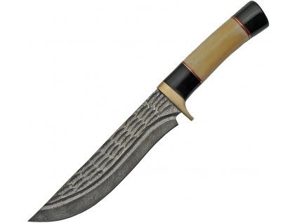 Damascus Camel Bone and Horn Hunter