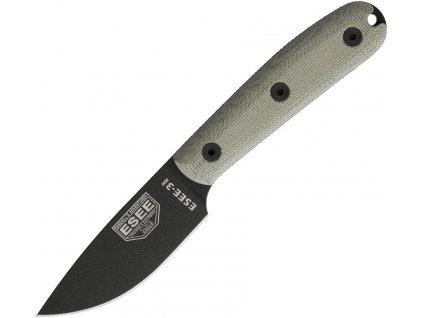 ESEE Plain Black Model 3 Modified Handle Sheath Kydex