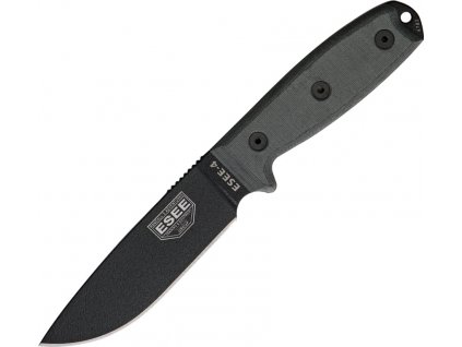 ESEE Plain Black Model 4 with MOLLE
