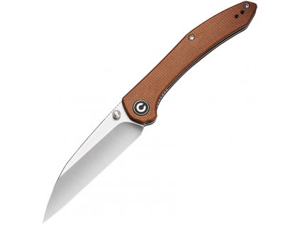 Civivi Hadros Satin Finish Brown Micarta