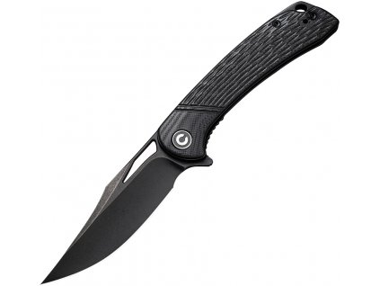 Civivi Dogma Black Stonewash Black G10