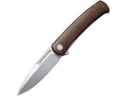 civivi cetos sandvik brown micarta