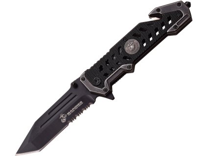 US Marines Linerlock A/O Black
