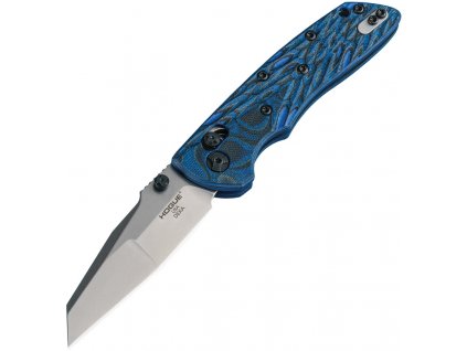 Hogue Deka Wharncliffe Blue Camo G10