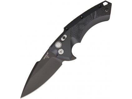 Hogue X5 Manual Flipper 9cm Black Spear Point Black Aluminum