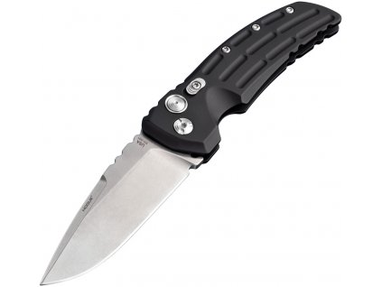 Hogue Auto Ex-A01 Drop Point 4" Black Aluminum