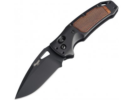 Hogue SIG K320 AXG Pro Black Drop Point Black Aluminum Walnut