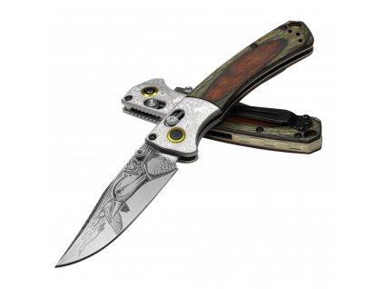 benchmade mini crooked river 15085 2201 mallard duck limited edition 2