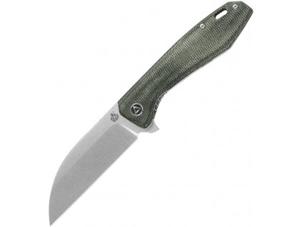 QSP Pelican Green Micarta Stonewash