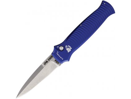 Piranha Knives Auto Bodyguard Tactical Blue