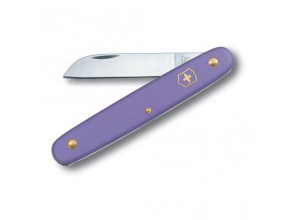 victorinox zahradnicky floral knife purple 3 9050 22