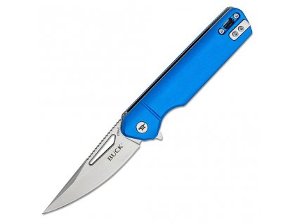 buck infusion drop point blue aluminum