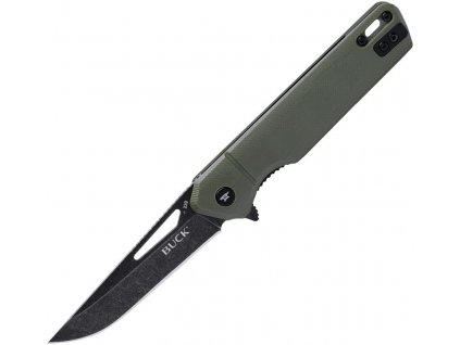 buck infusion black tanto green g10