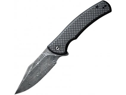 Civivi Sinisys Damascus Carbon