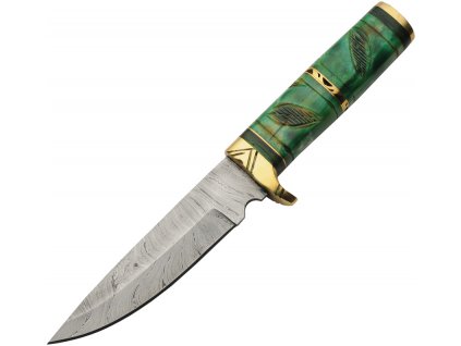 Damascus Brass Forest Hunter Green