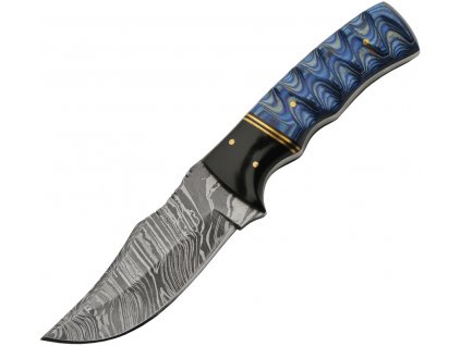 Damascus Blue Lake Ripple Hunter