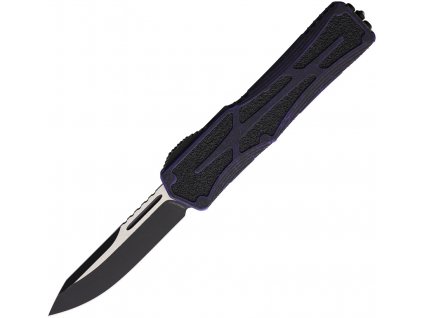 Heretic Knives Colossus Black Drop Point Purple Aluminum