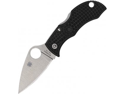 Spyderco Manbug Black Lightweight Leaf CMBKLFP