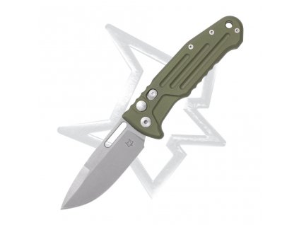 fox knives smarty auto spear point green fx 503sp od
