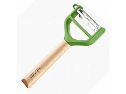 opinel t duo polymer peeler in green skrabka