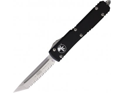 microtech ultratech black stonewash serrated tanto