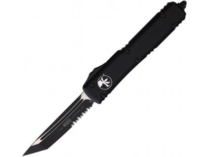 microtech ultratech black black half serrated tanto