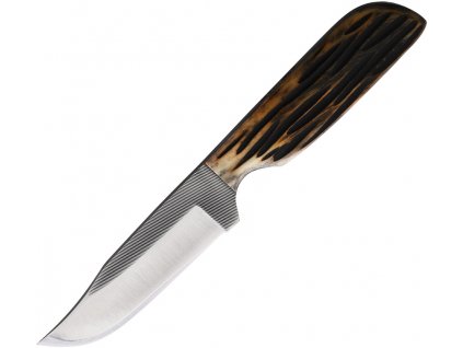 Anza Hunter Fixed Blade Amber Jigged Bone