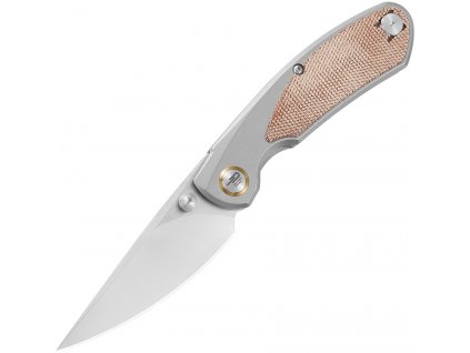 Bestech Knives Lito Ti/Natural Micarta M390 Satin