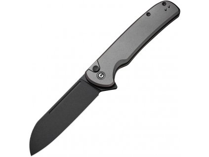 civivi chevalier blackwash sandvik gray aluminum