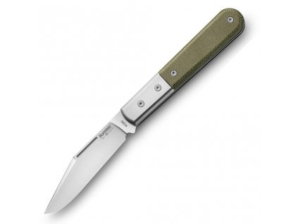 lionsteel barlow shuffler green micarta